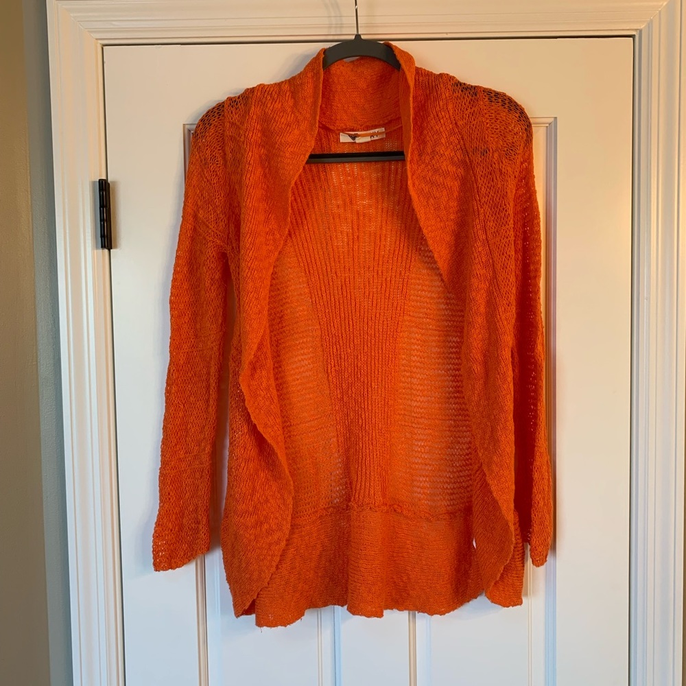 Roxy Orange Lightweight Cardigan